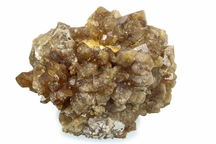 Moroccan Orange “Citrine” Quartz Crystal Cluster #373146